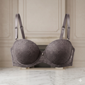 SOUTIEN-GORGE CORBEILLE BANDEAU EN DENTELLE ANTHRACITE